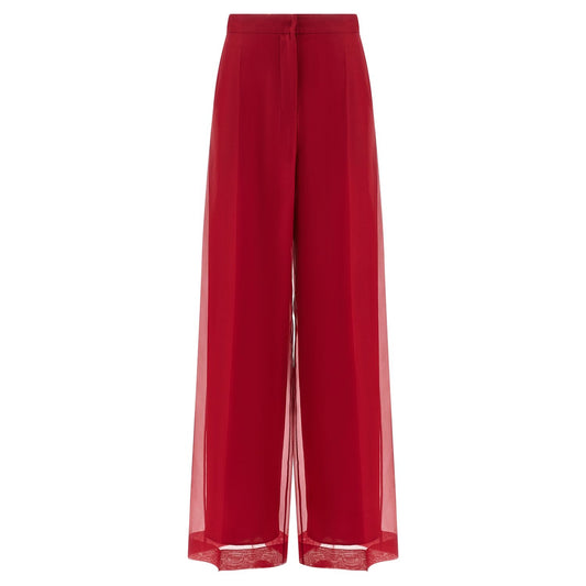 Max Mara Multicolor Silk Casual Pants