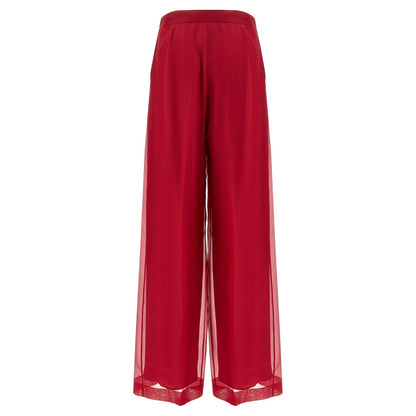 Max Mara Multicolor Silk Casual Pants