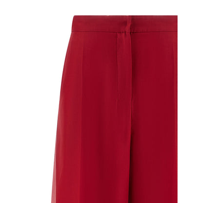 Max Mara Multicolor Silk Casual Pants