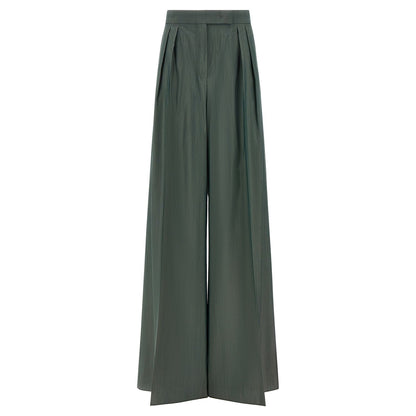 Max Mara Bicolor Virgin Wool Casual Pants