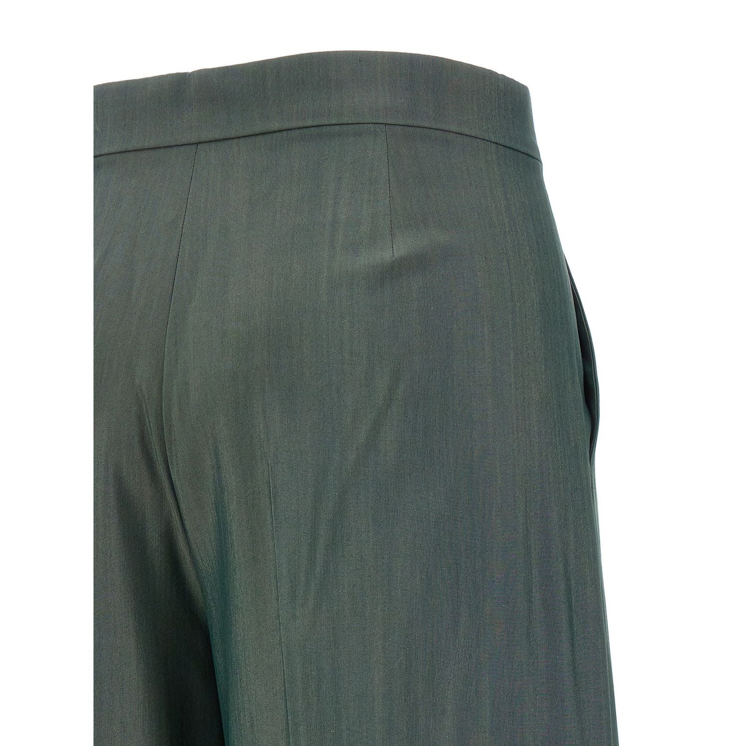 Max Mara Bicolor Virgin Wool Casual Pants
