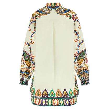 Etro Multicolor Cotton Short Dress