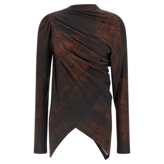 Kiko Kostadinov Brown Cotton Shirt