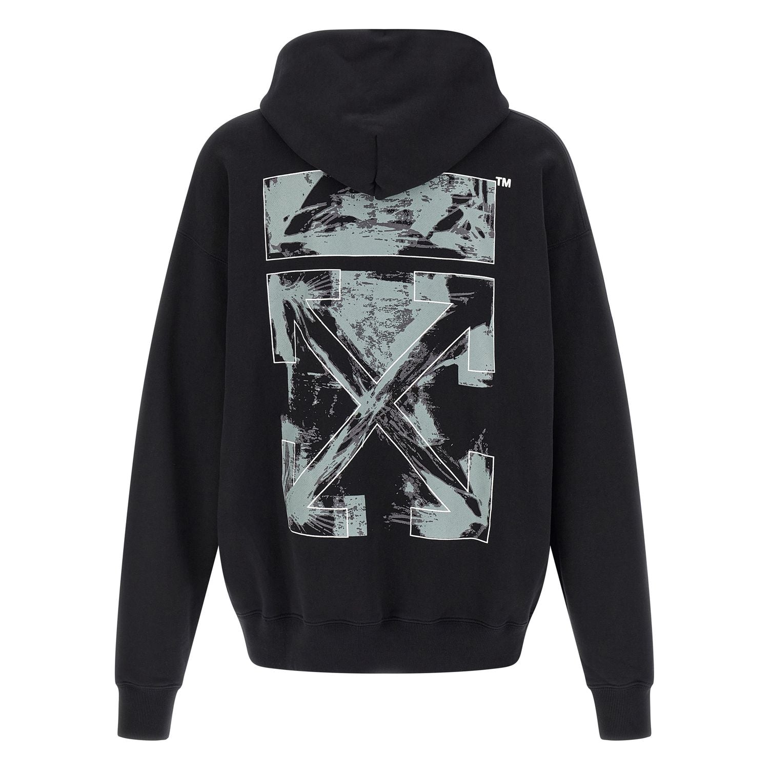 Off-White Black Cotton Sweatshirt