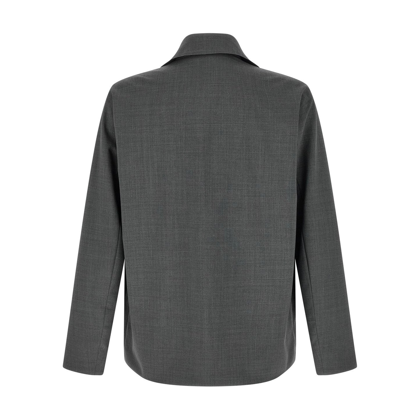 Herno Gray Polyester Full-Length Jacket
