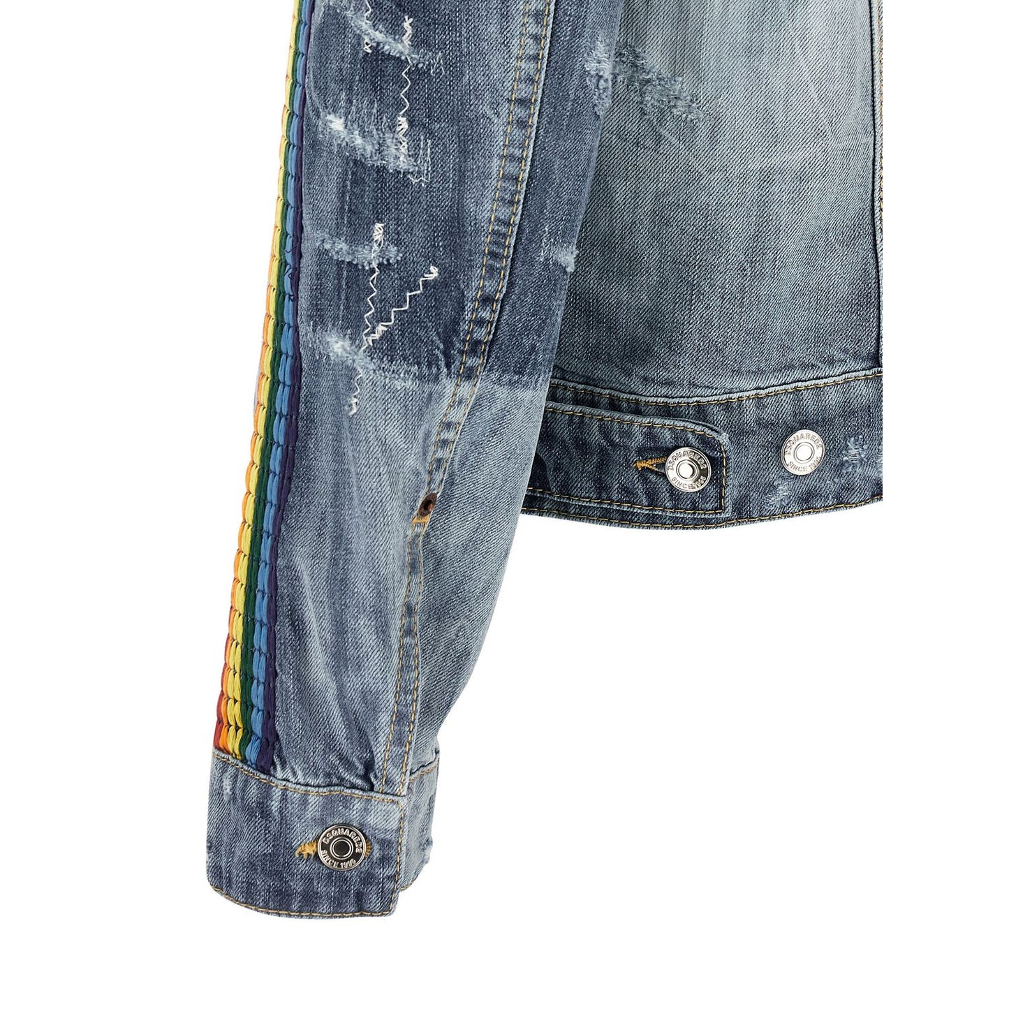 Dsquared² Blue Cotton Denim Jacket