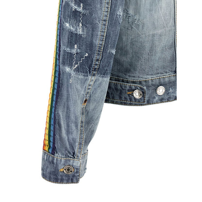 Dsquared² Blue Cotton Denim Jacket