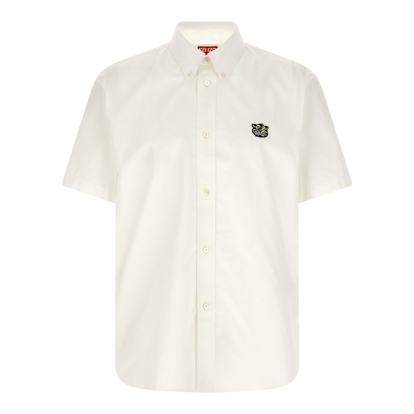 Kenzo White Cotton Blouse