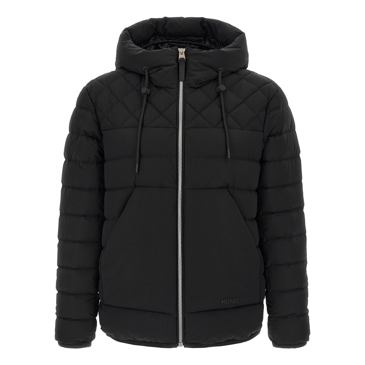 Mackage Black Nylon Full-Length Jacket