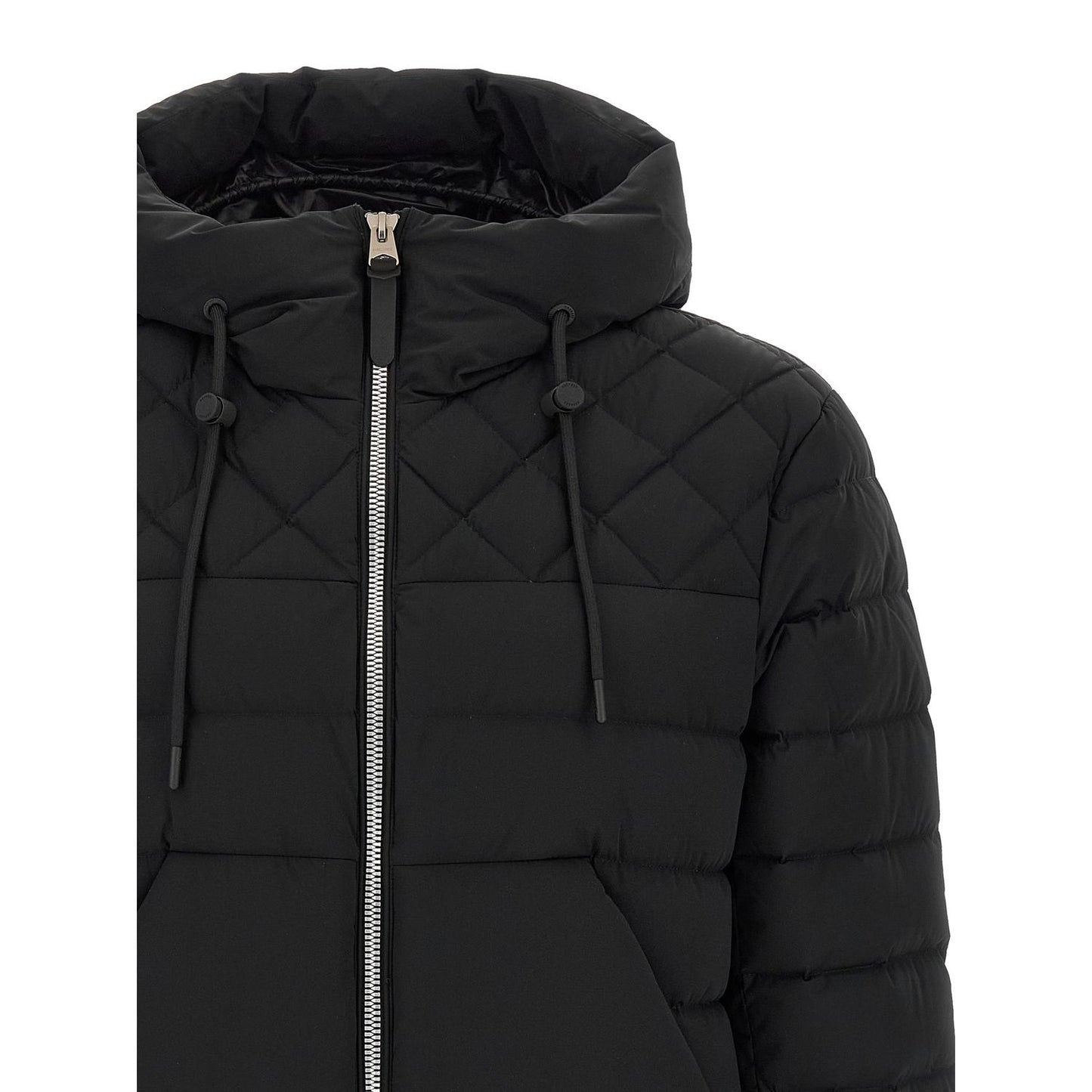 Mackage Black Nylon Full-Length Jacket