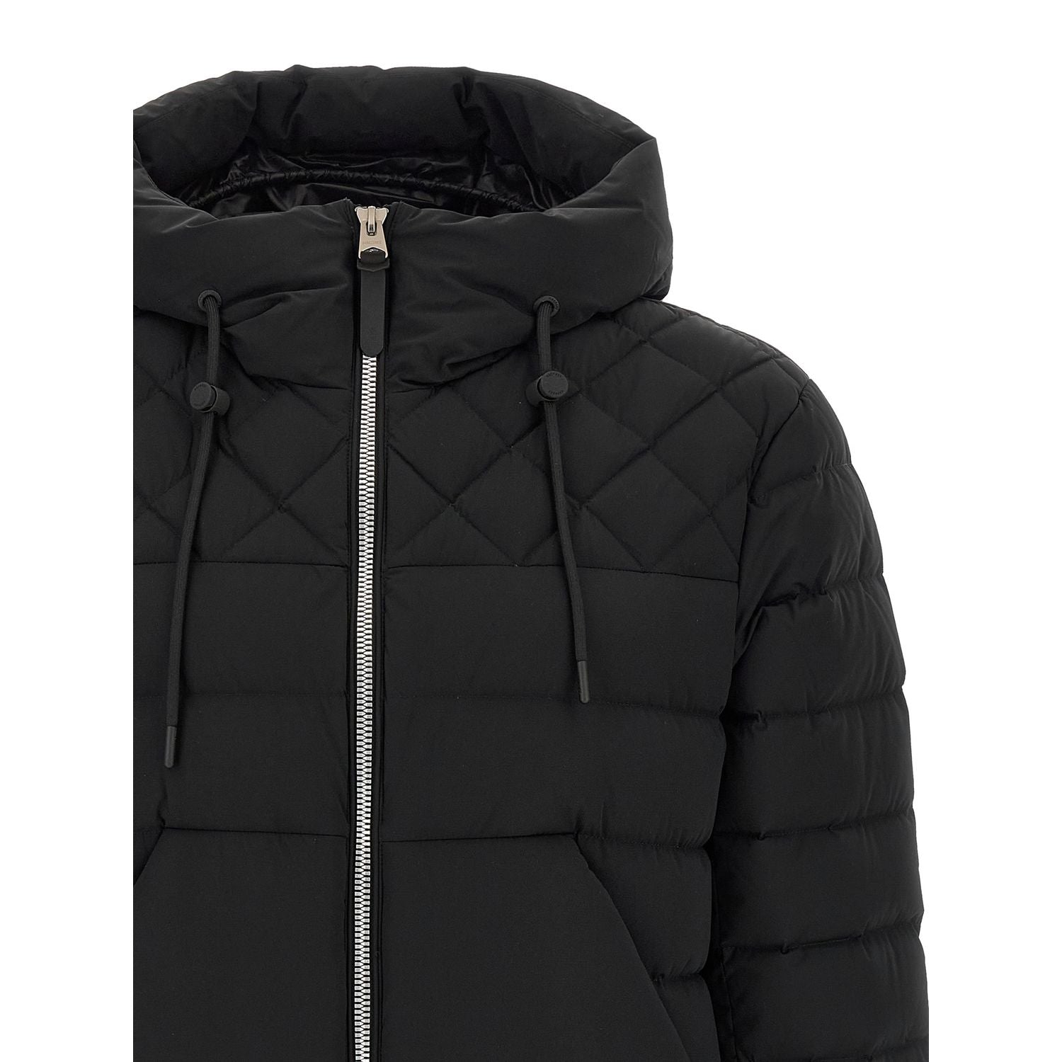 Mackage Black Nylon Full-Length Jacket