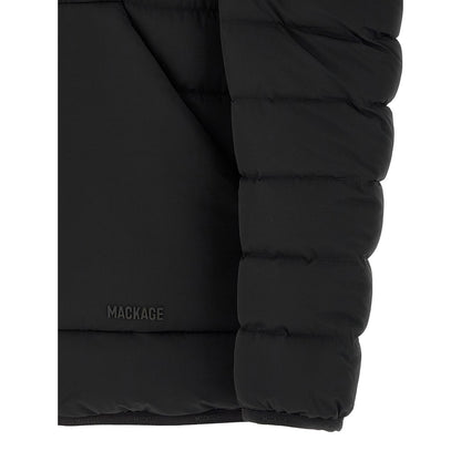 Mackage Black Nylon Full-Length Jacket