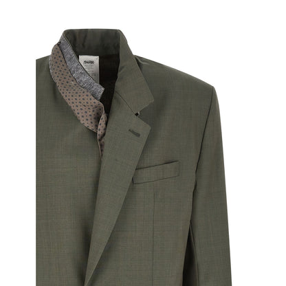 Magliano Bicolor Virgin Wool Blazer