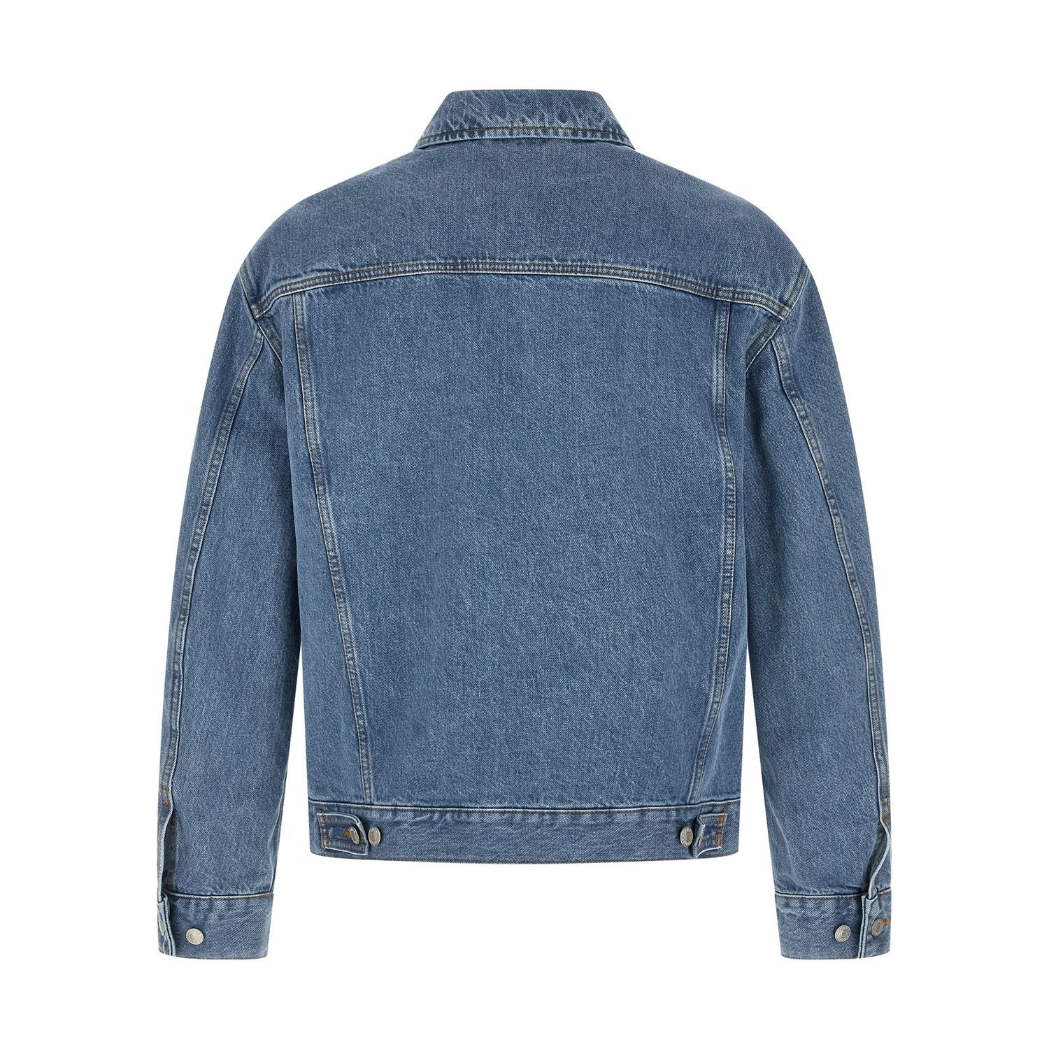 Dries Van Noten Blue Cotton Denim Jacket