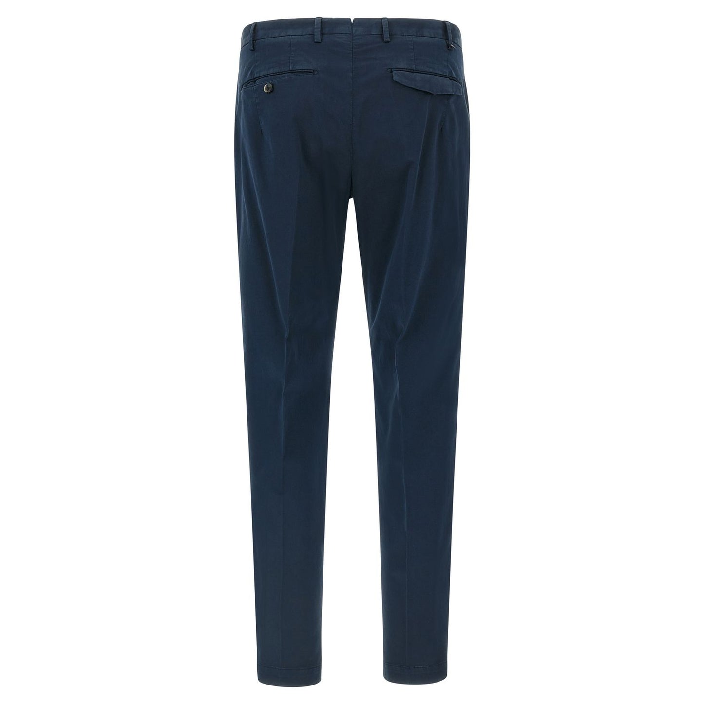 PT Torino Blue Cotton Casual Pants