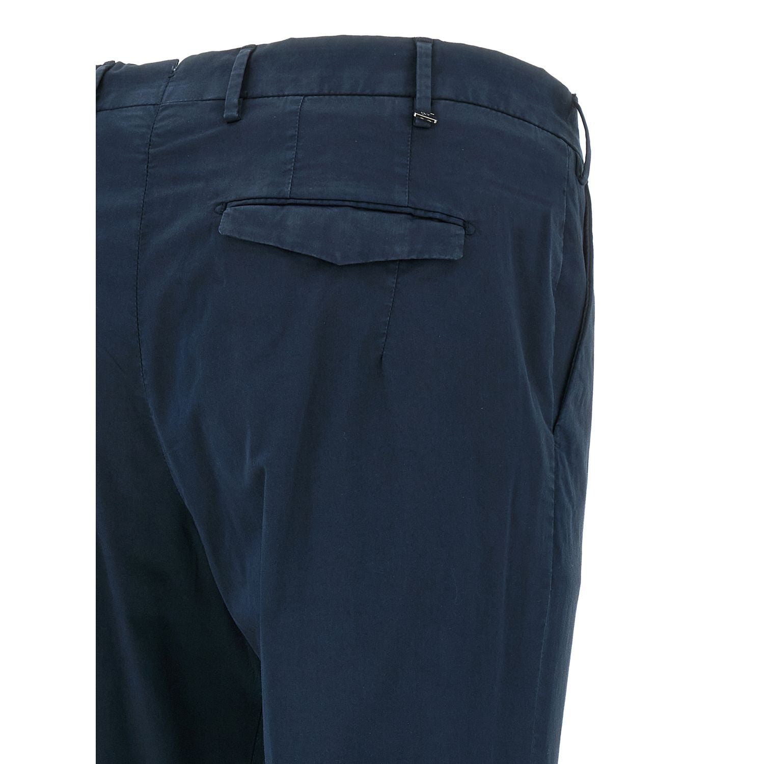 PT Torino Blue Cotton Casual Pants