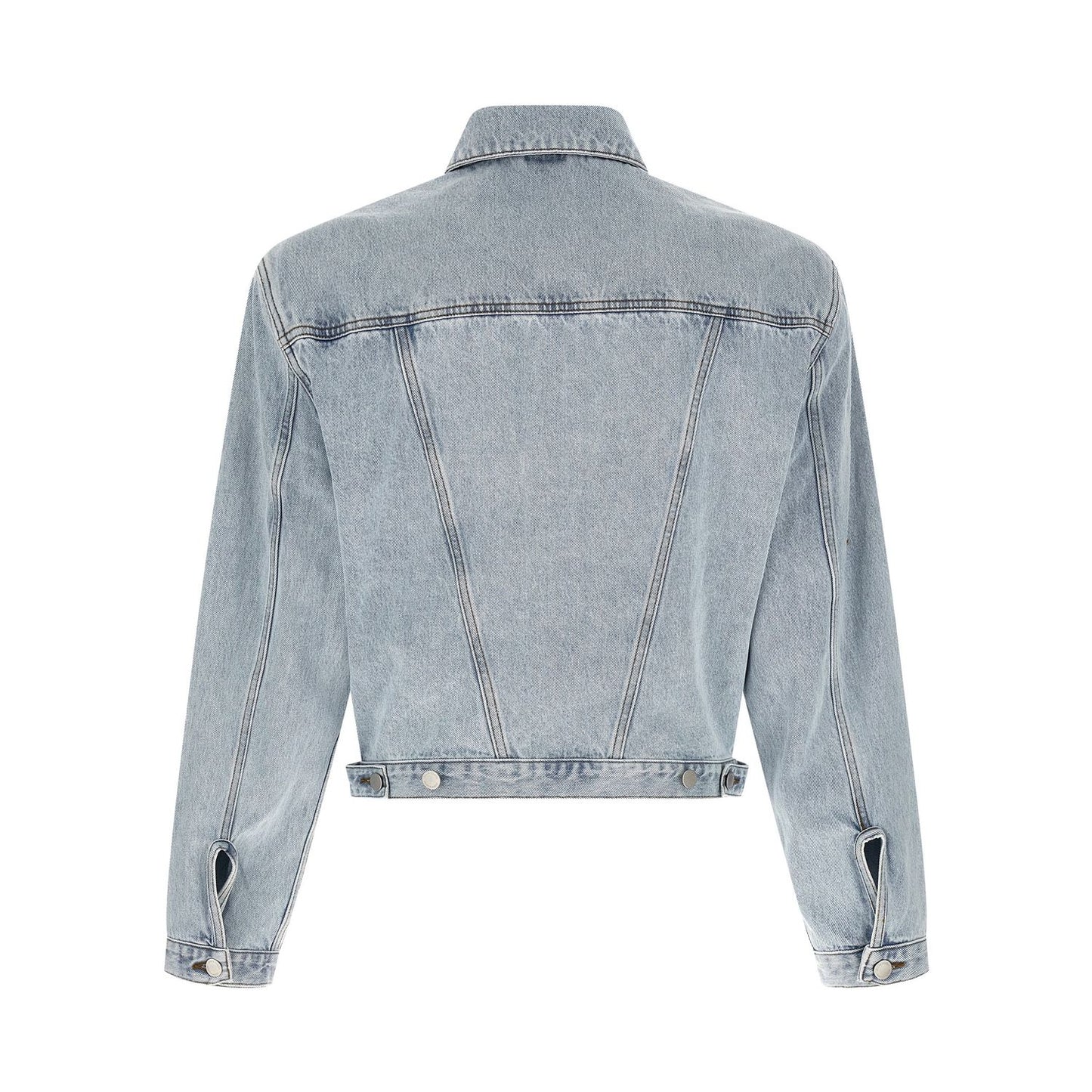 Entire Studios Blue Cotton Denim Jacket