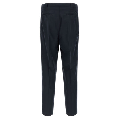 Brunello Cucinelli Blue Cotton Chino Pants
