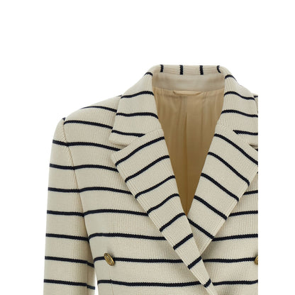 Brunello Cucinelli Blue Cotton Blazer