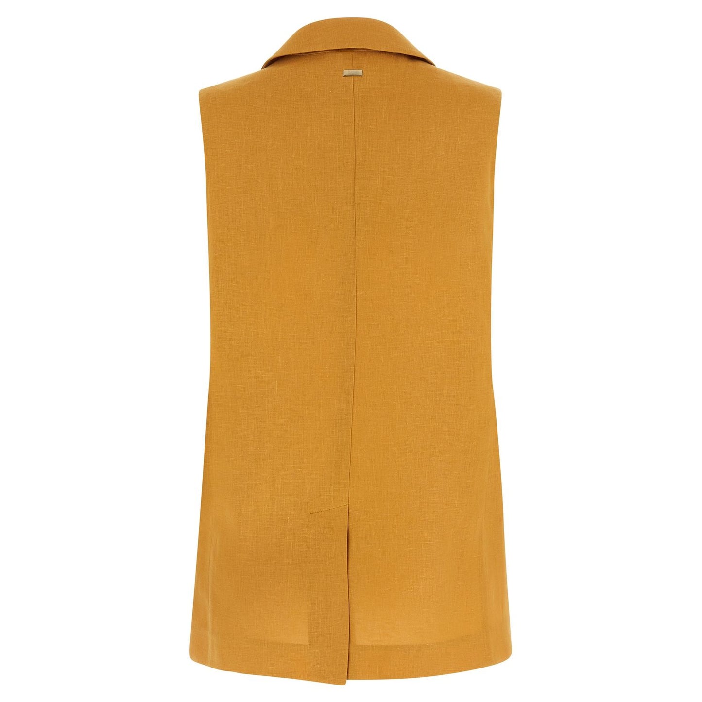 Herno Bicolor Linen Sleeveless Jacket