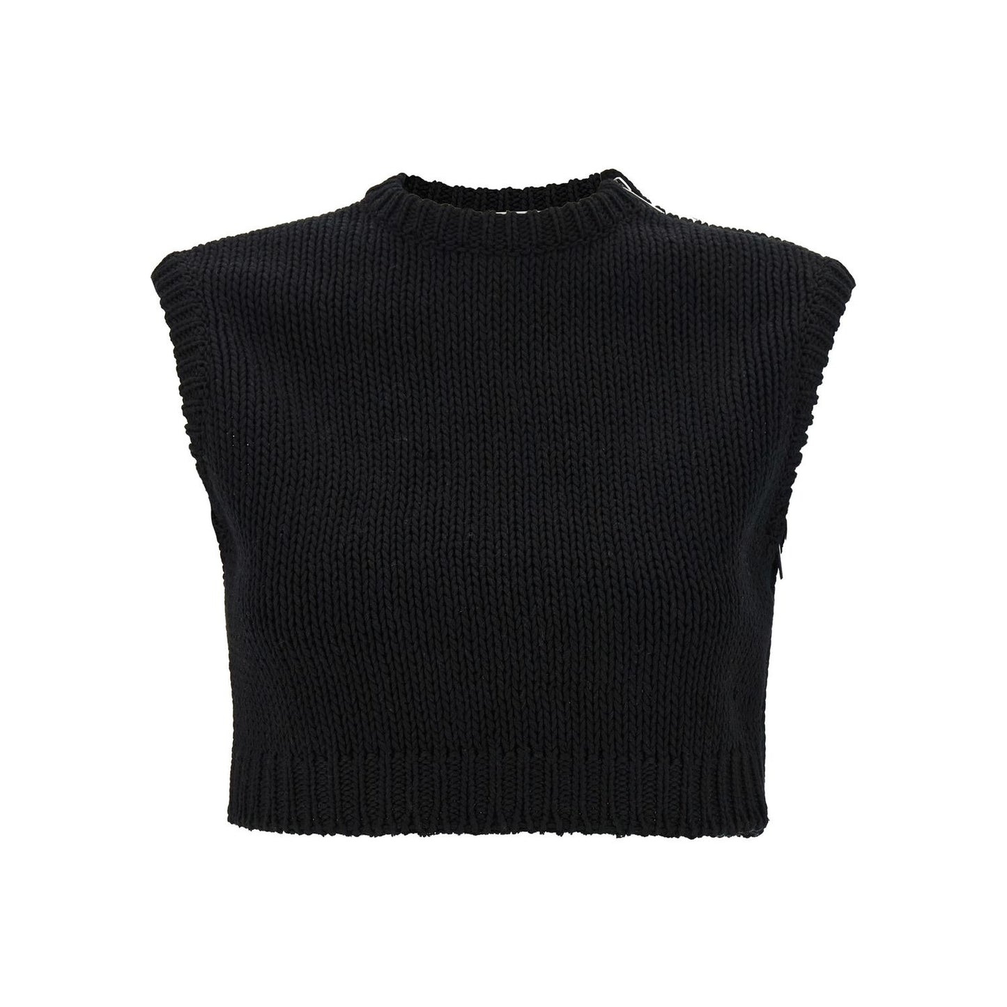 Max Mara Black Cotton Cardigan