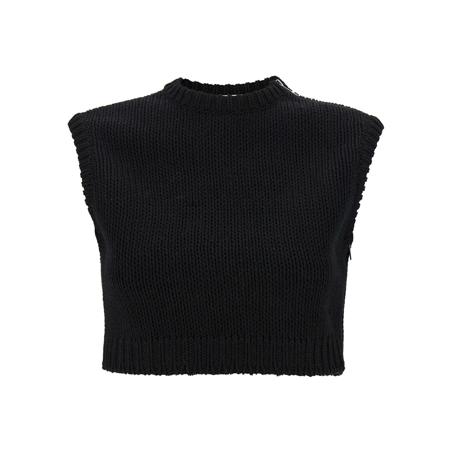 Max Mara Black Cotton Cardigan