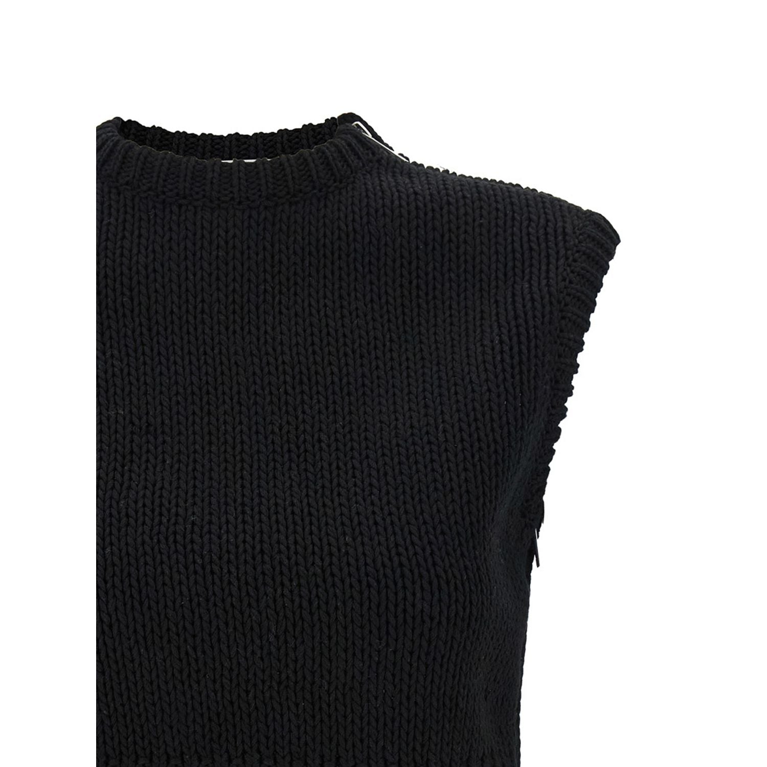 Max Mara Black Cotton Cardigan
