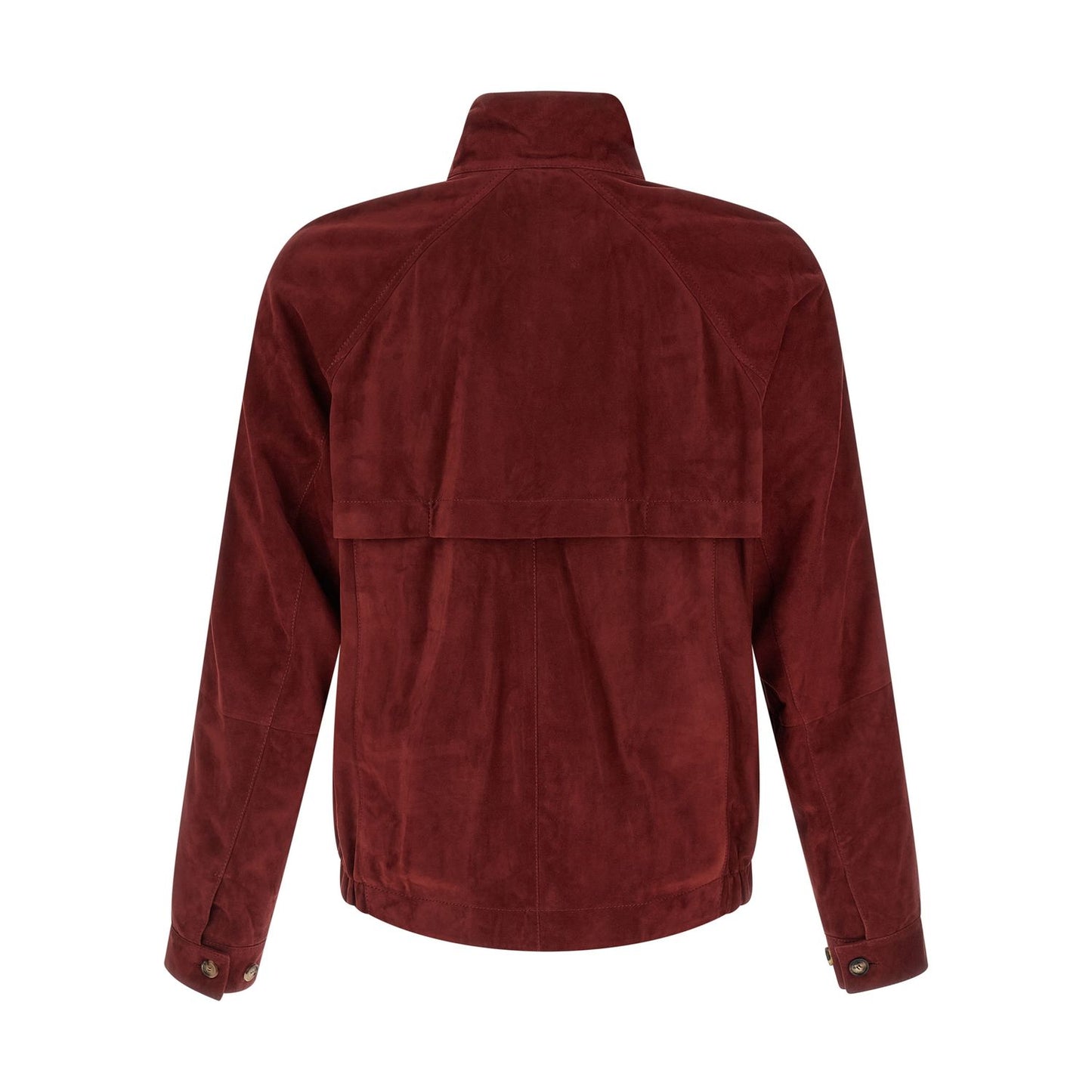 Brunello Cucinelli Multicolor Lamb Leather Leather Jacket