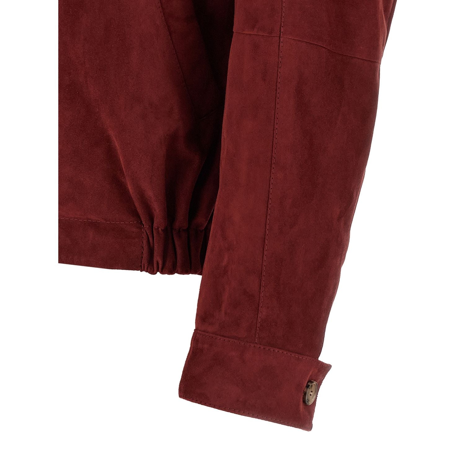 Brunello Cucinelli Multicolor Lamb Leather Leather Jacket