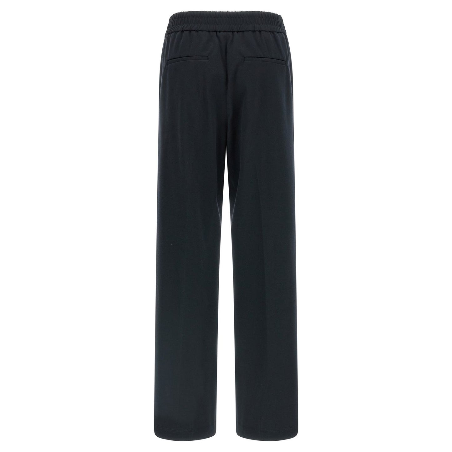 Peserico Blue Cotton Casual Pants