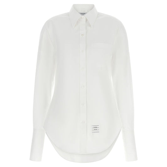Thom Browne White Cotton Blouse