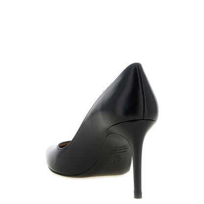 Stuart Weitzman Black Calfskin High Heel Pumps