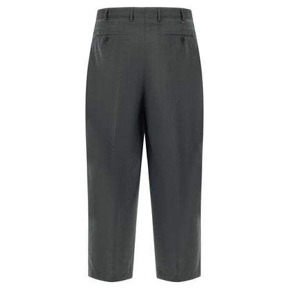 PT Torino Gray Virgin Wool Dress Pants