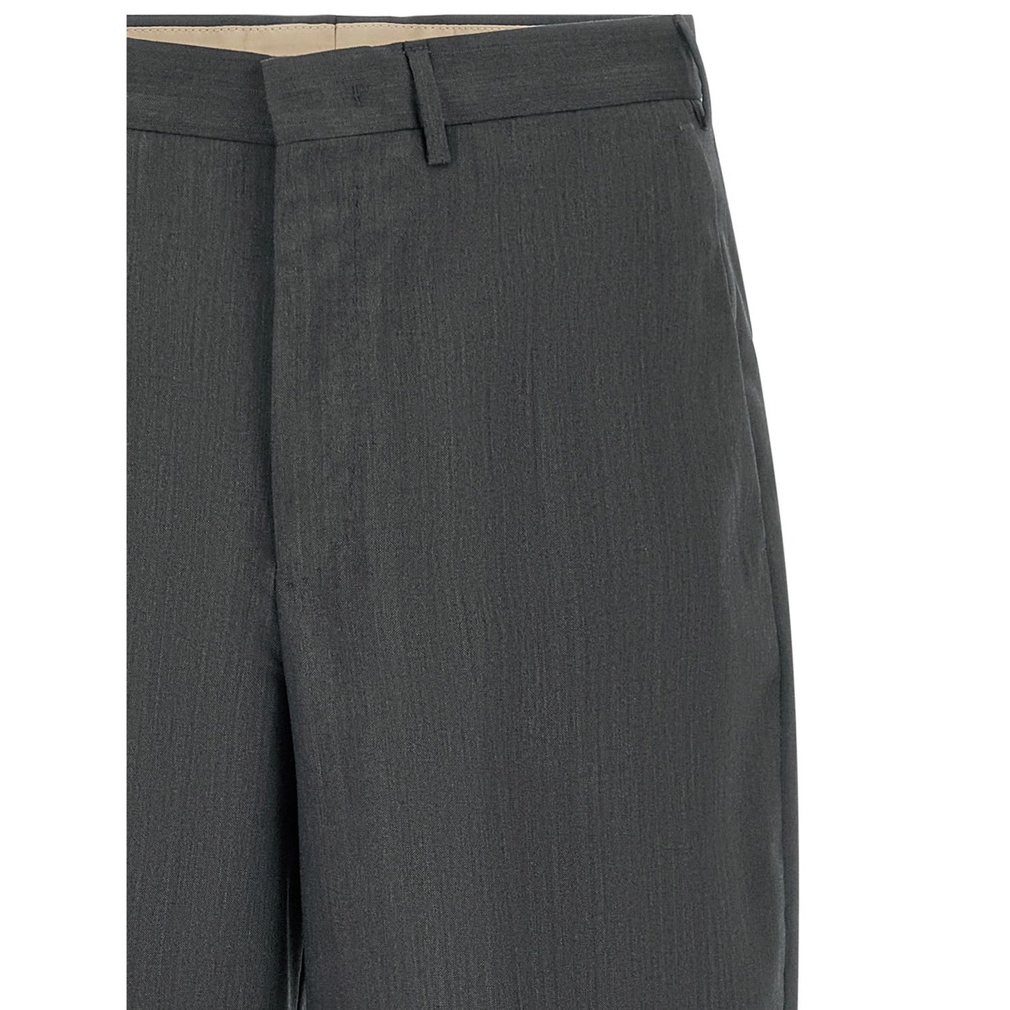 PT Torino Gray Virgin Wool Dress Pants