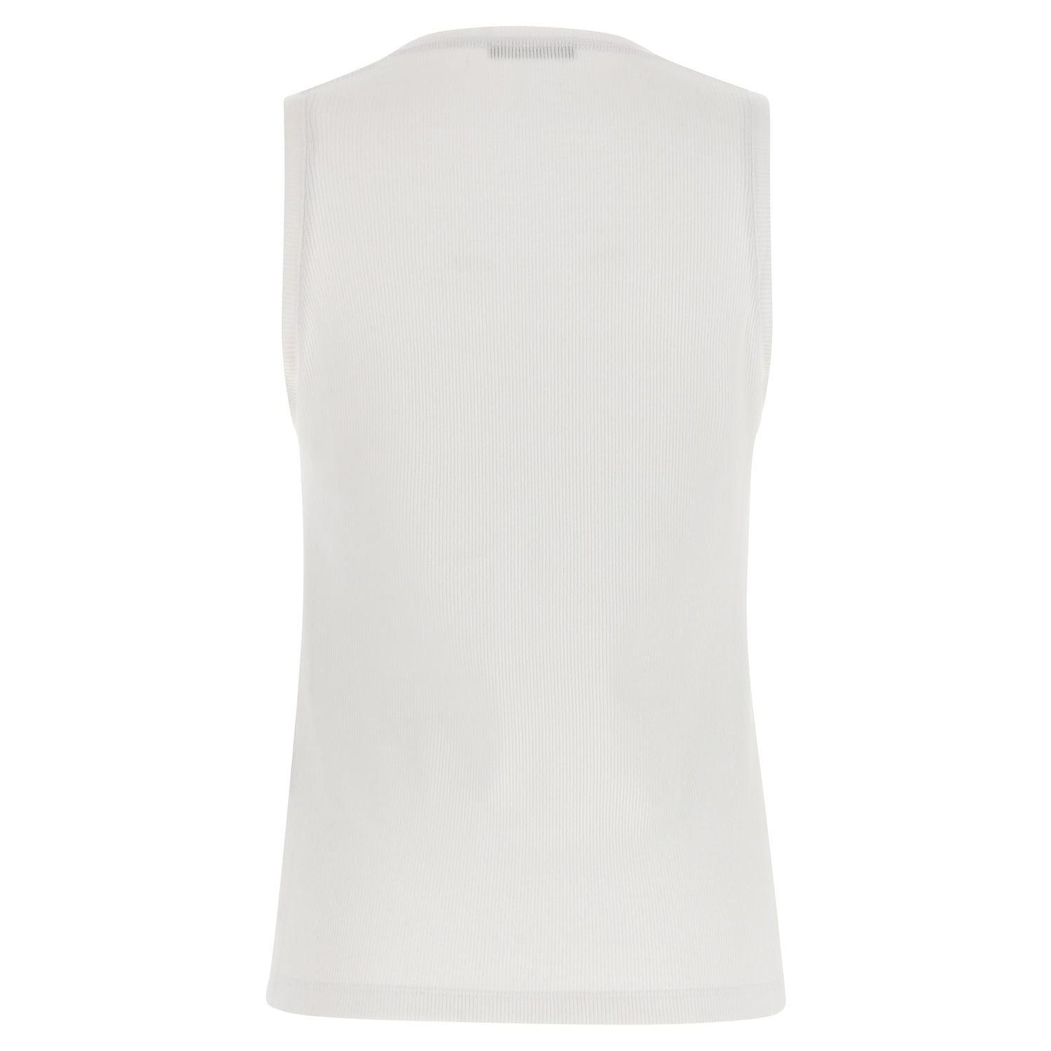 Balmain White Cotton Tank Tops