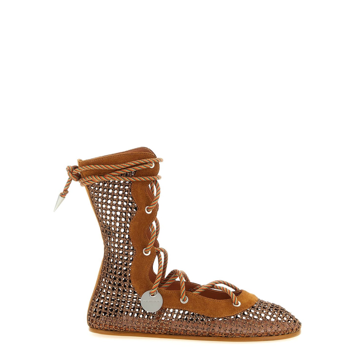 Kiko Kostadinov Brown Polyester Ankle Boots
