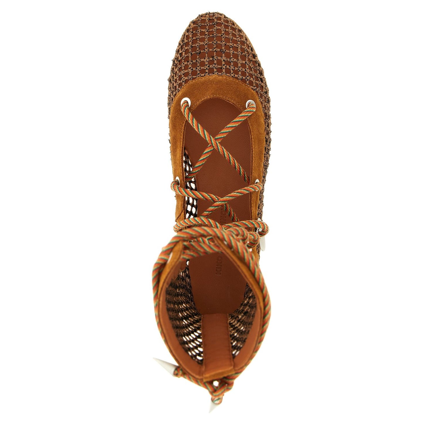 Kiko Kostadinov Brown Polyester Ankle Boots