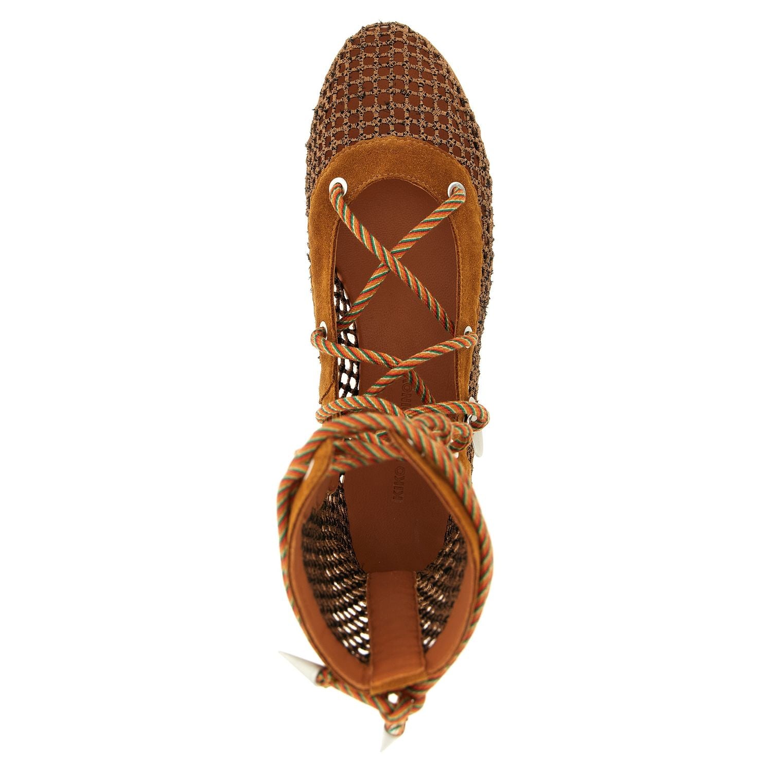 Kiko Kostadinov Brown Polyester Ankle Boots