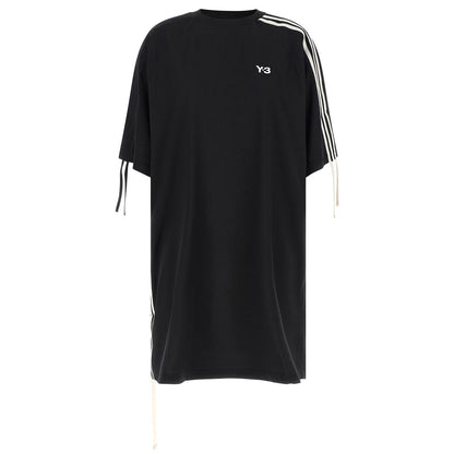 Y-3 Black Polyester Short Dress