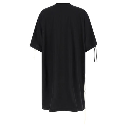 Y-3 Black Polyester Short Dress