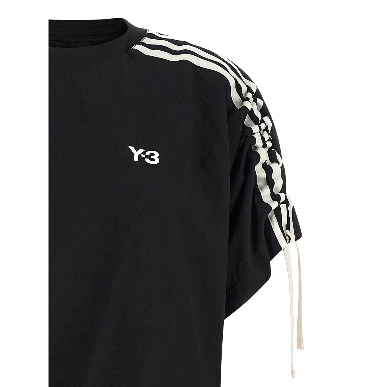 Y-3 Black Polyester Short Dress