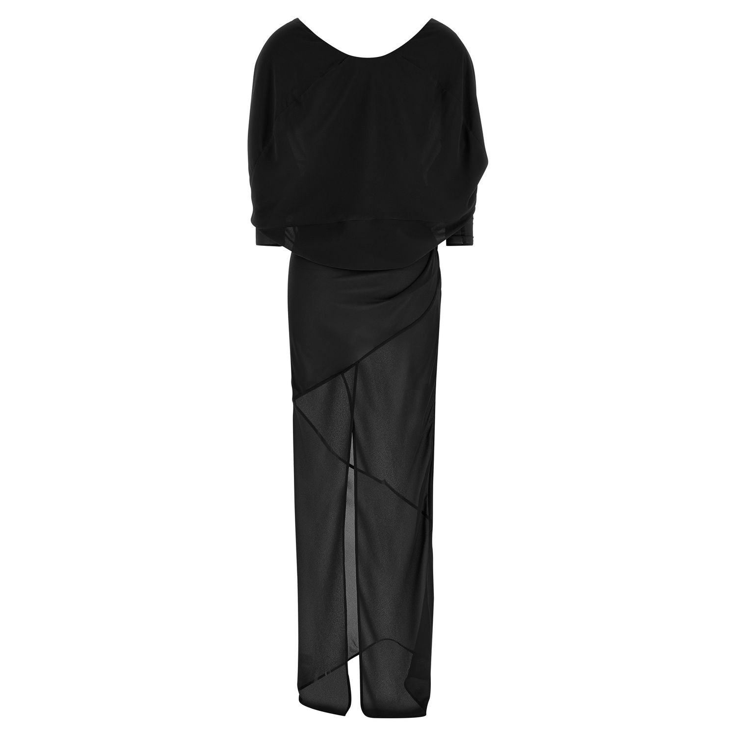 Entire Studios Black Polyester Long Dress