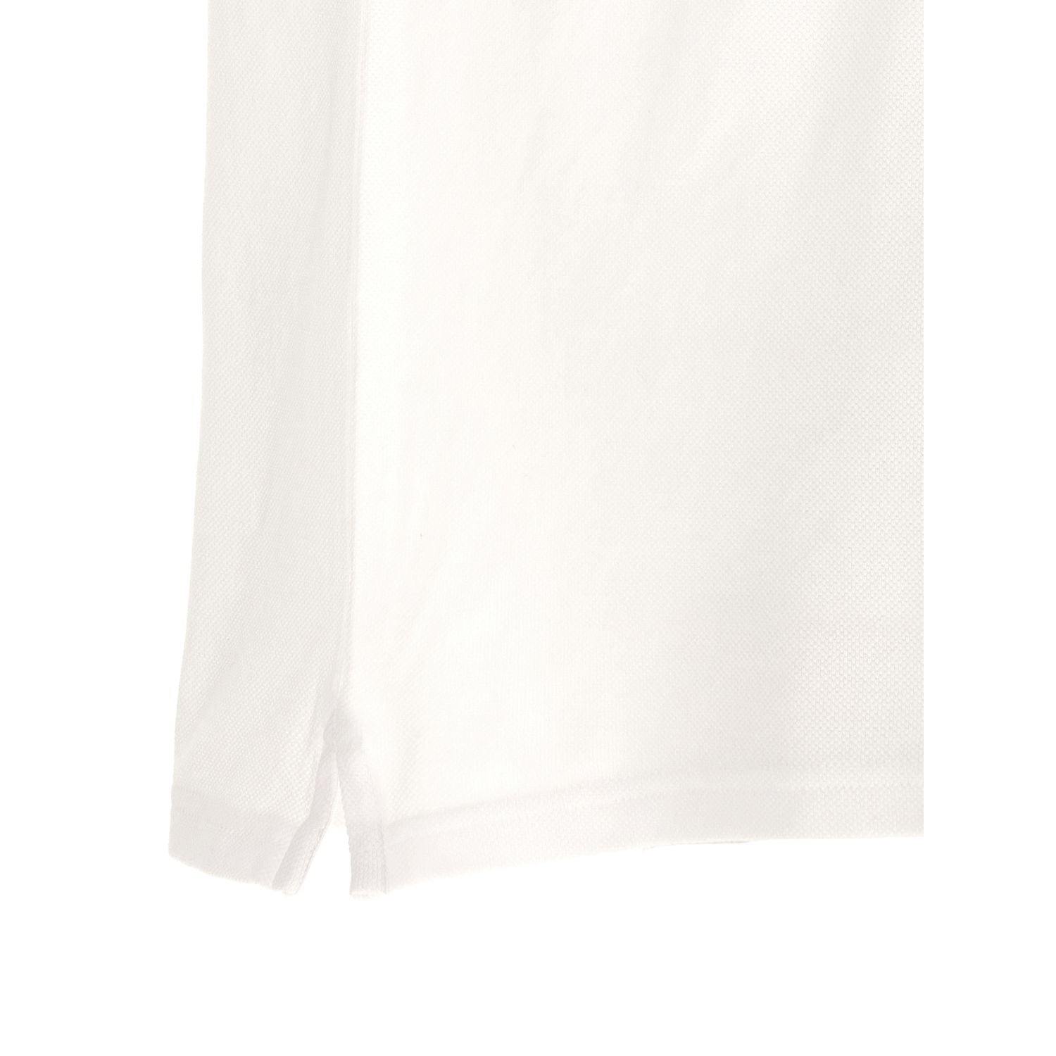 Maison Kitsuné White Cotton Polo Shirt