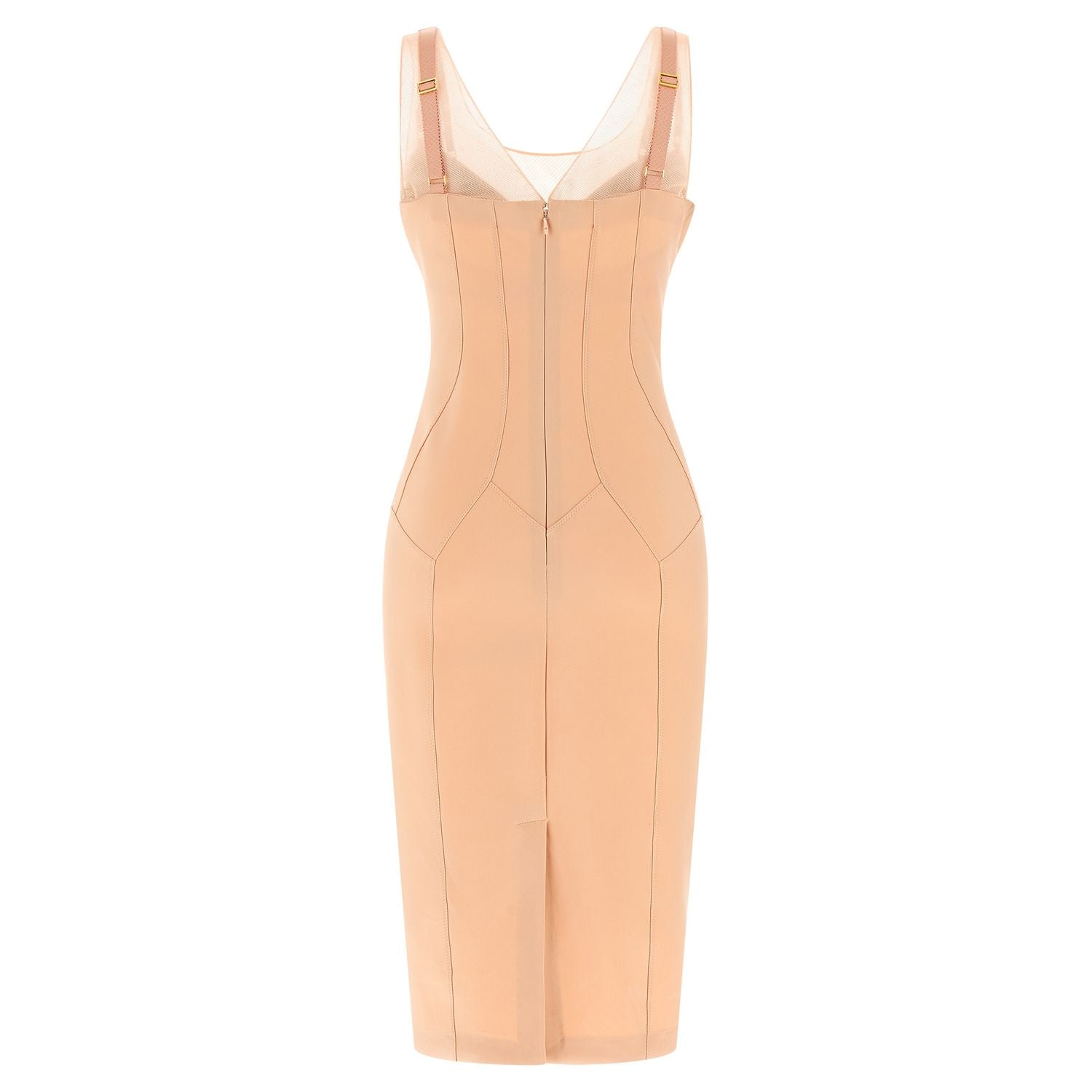 Elisabetta Franchi Multicolor Polyamide Midi Dress