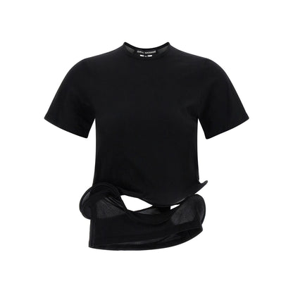 Junya Watanabe Black Nylon T-Shirt