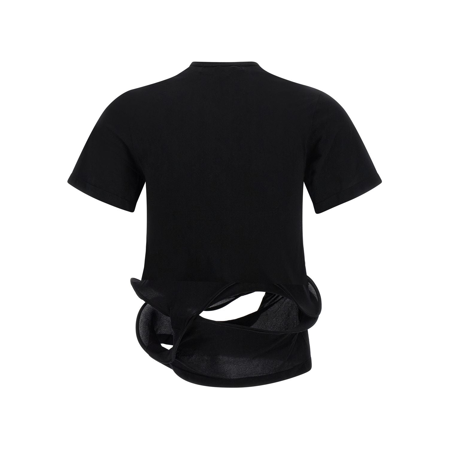 Junya Watanabe Black Nylon T-Shirt
