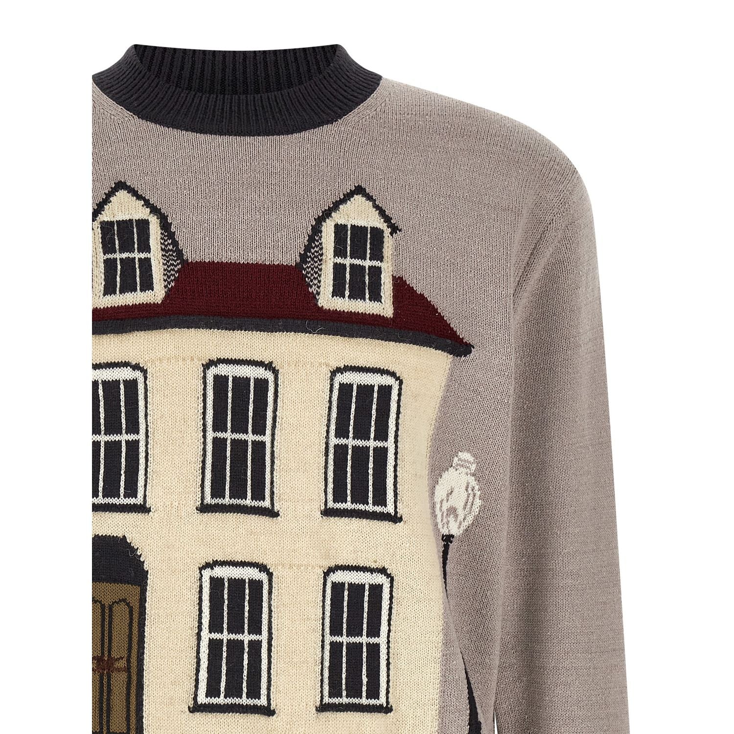 Junya Watanabe Gray Silk Cardigan