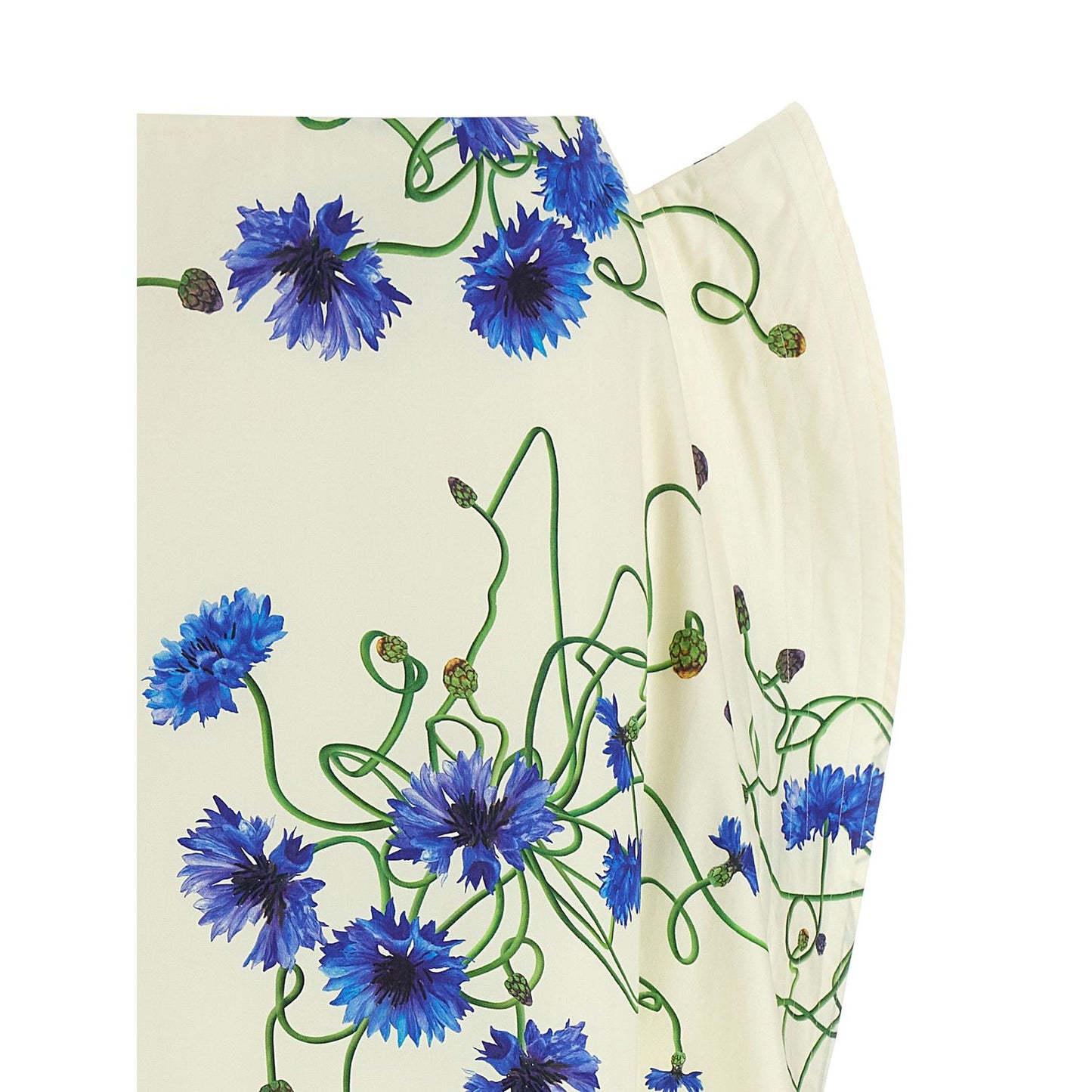 Stella McCartney Blue Cotton Mini Skirt