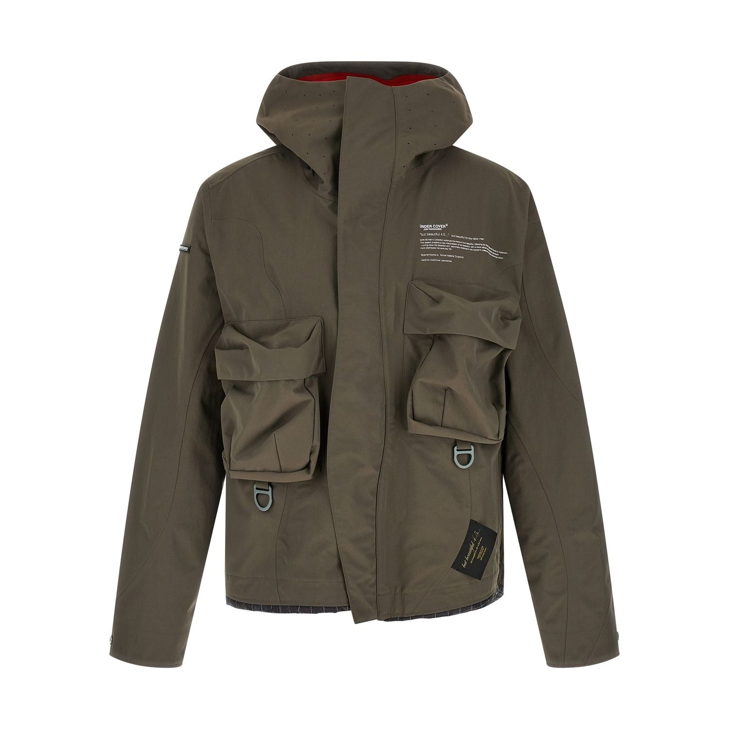Undercover Gray Nylon Parka