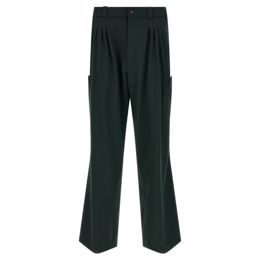 Kiko Kostadinov Bicolor Virgin Wool Casual Pants